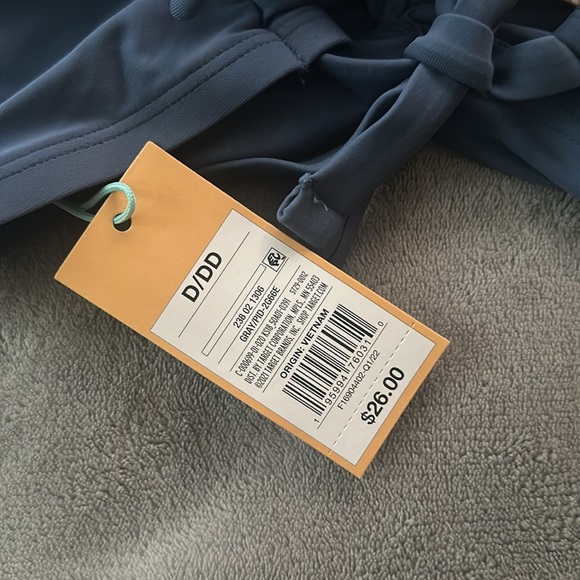 Kona Sol Blue High-Neck Swim top - Picture 6 of 6